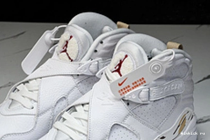 Retro White Jordan 8 OVO 1101